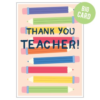 BC181 Thanks Teacher Big Card